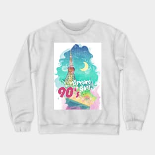 90's Dream Girl (Lines version) Crewneck Sweatshirt